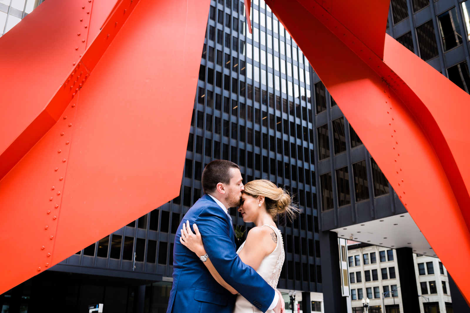 downtown chicago courthouse wedding
