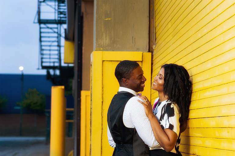 Urban Chicago Engagement Session by Candice C. Cusic
